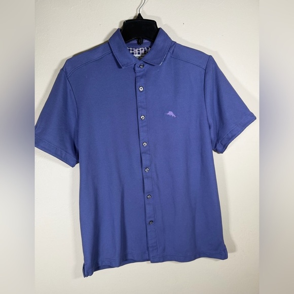 Tommy Bahama Other - Tommy Bahama Blue Short Sleeve Button Down Shirt